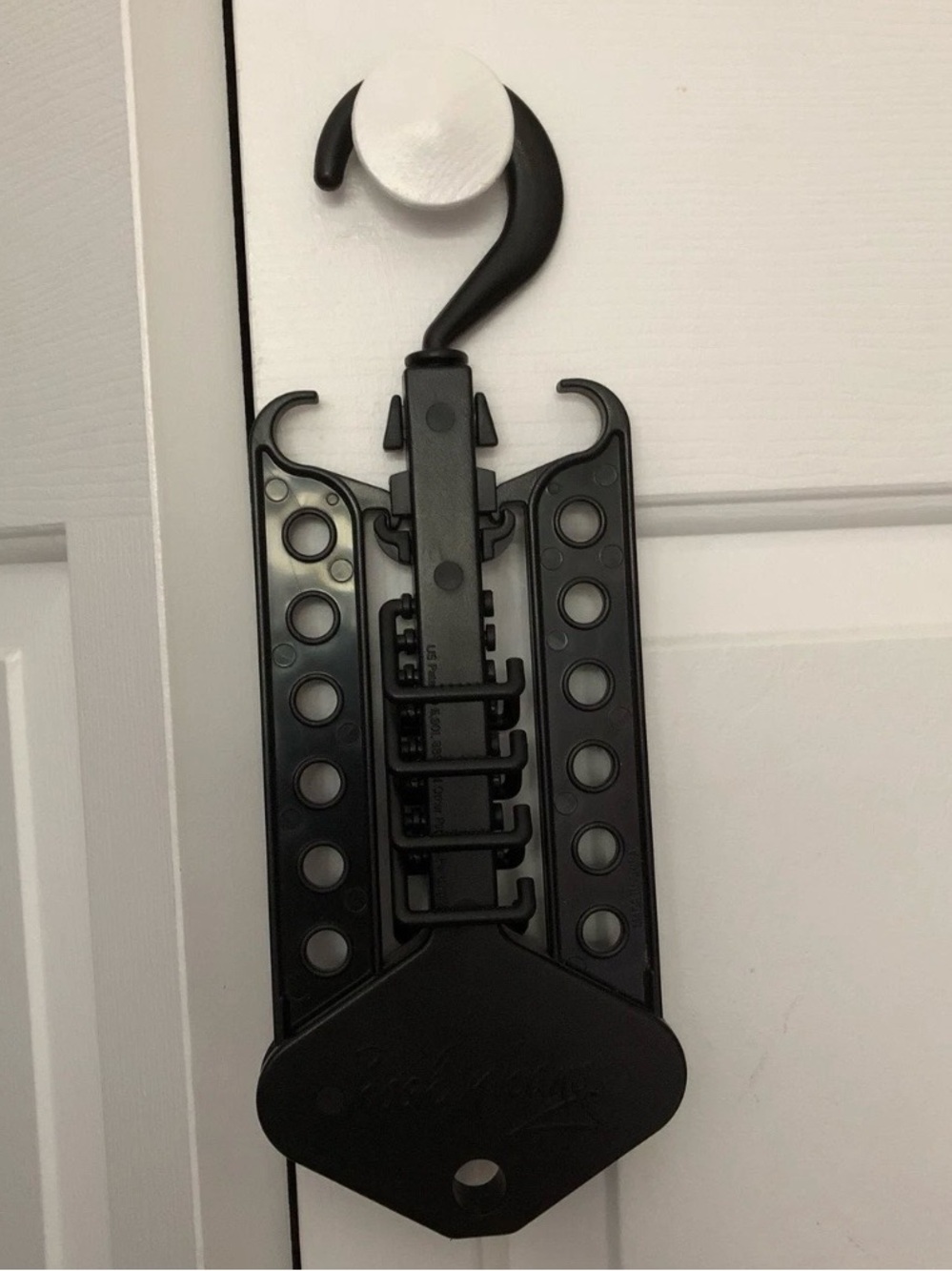 Hook 'n Hang Foldable Plastic Clothes Rack MultiFunctional Hanger